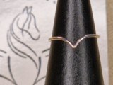 Bague chevron en gold filled
